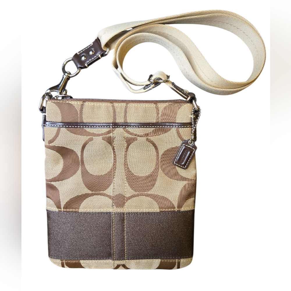 Coach Signature File Crossbody Bag